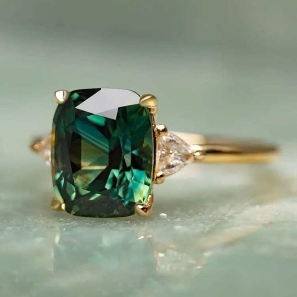 2025 MONTY EMERALD BRIDAL WEDDING RING
